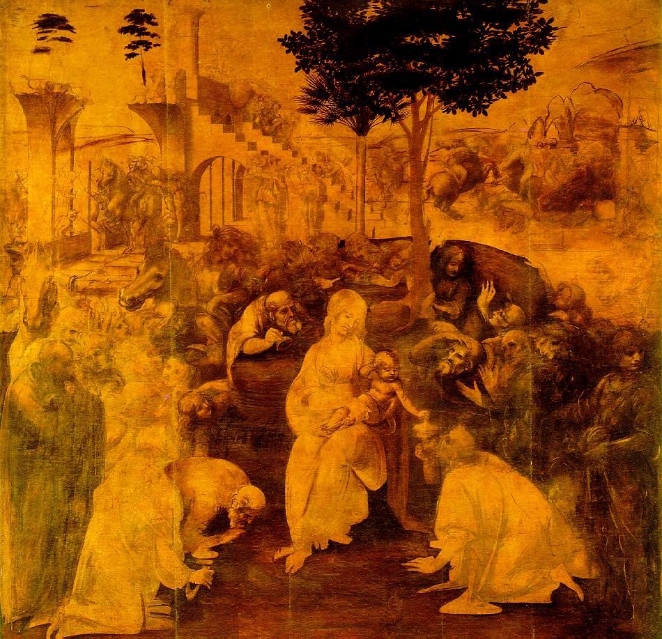 对东方三博士的崇拜_adoration of the magi-列奥纳多·达芬奇