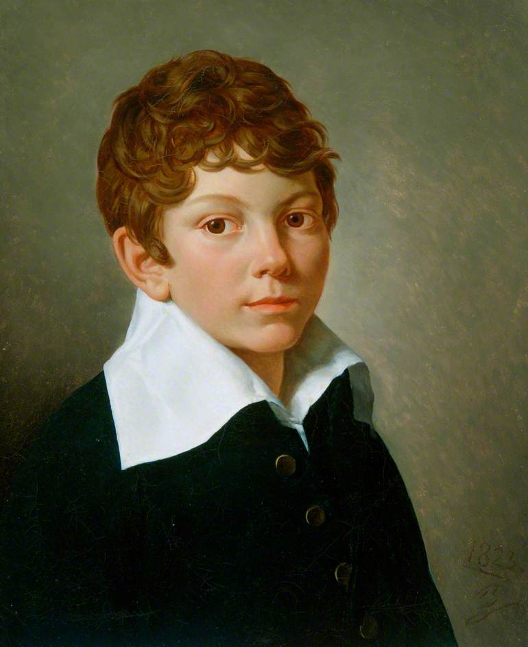 男孩画像_portrait of a boy-路易斯·莱奥波德·博伊