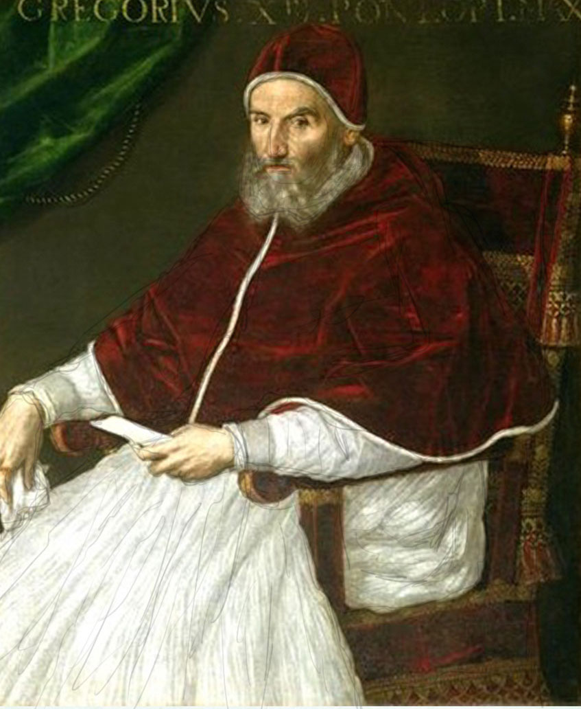 教皇格里高利十三世_pope gregory xiii-拉维尼娅·丰塔纳