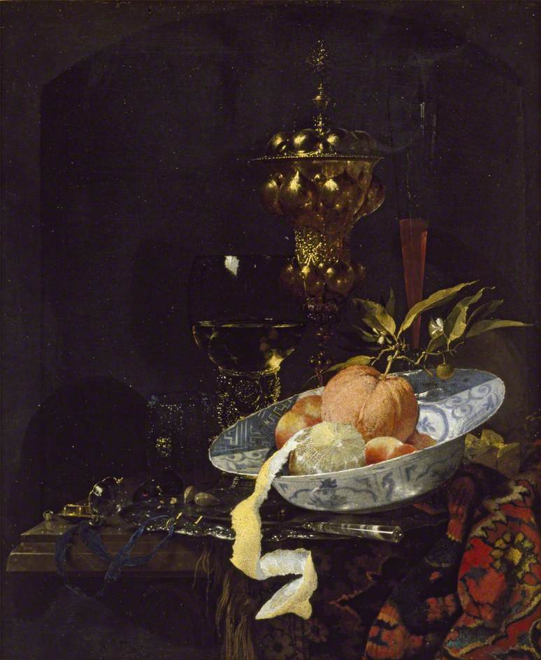 带有东方地毯的静物画_still life with an oriental rug-威廉