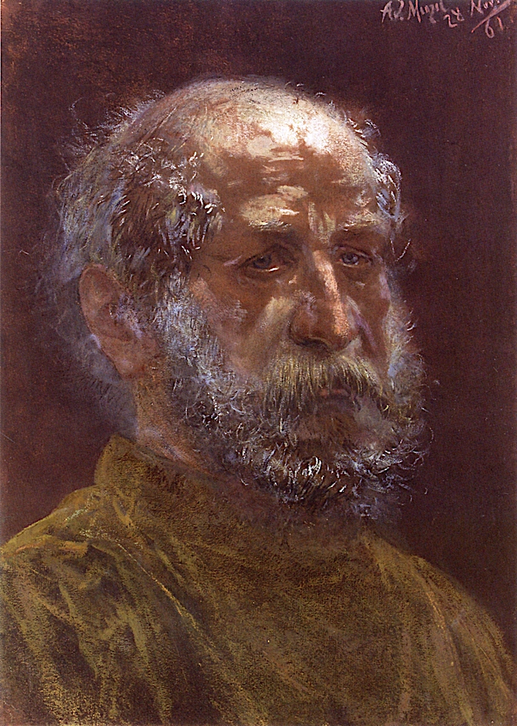 标签: 一个秃头留着大胡子的犹太人肖像
