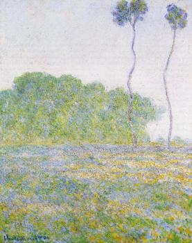 吉维尼的一片草地_A Meadow at Giverny-克劳德·莫奈